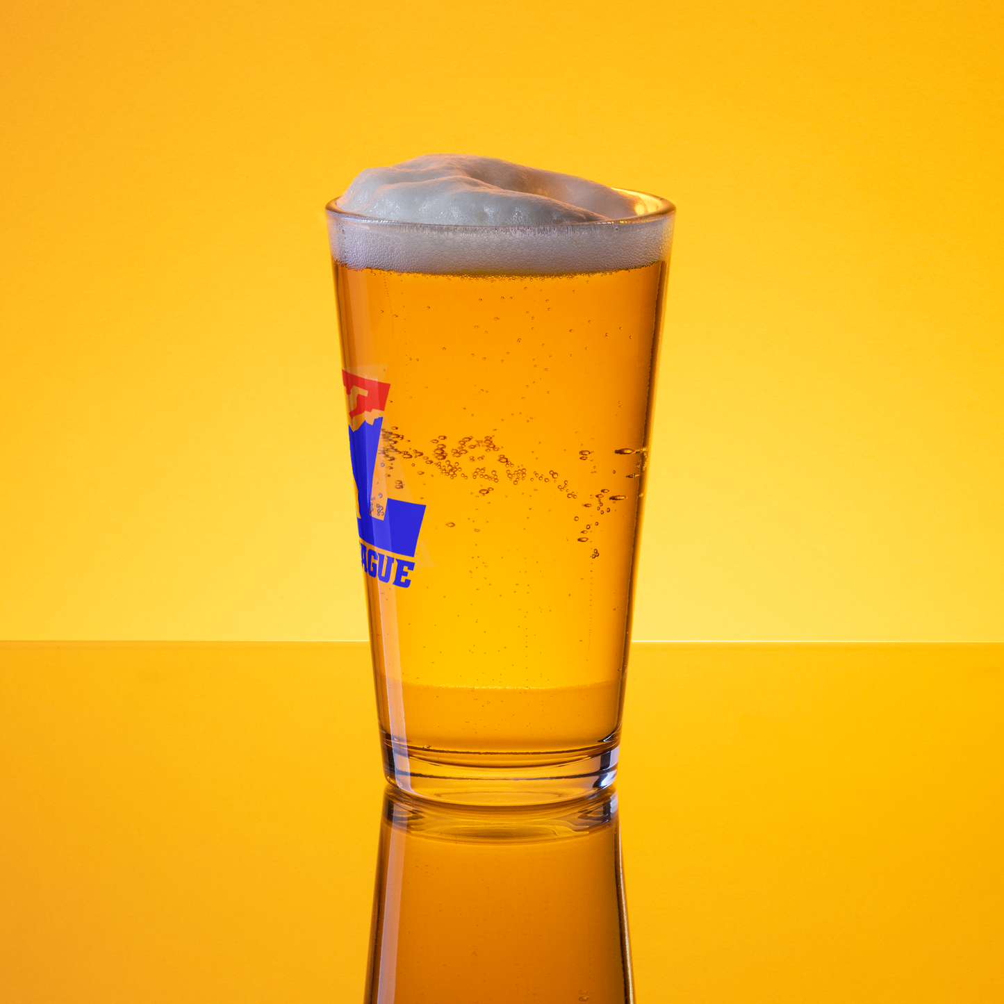 Pint Glass Color DL Logo