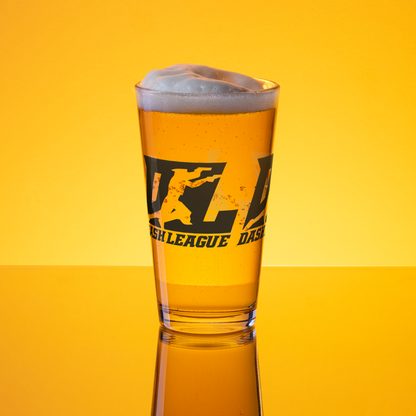 Pint Glass Black DL Logo Wrap