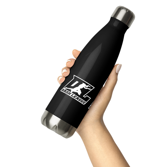 Bottle White Outline DL Logo Wrap