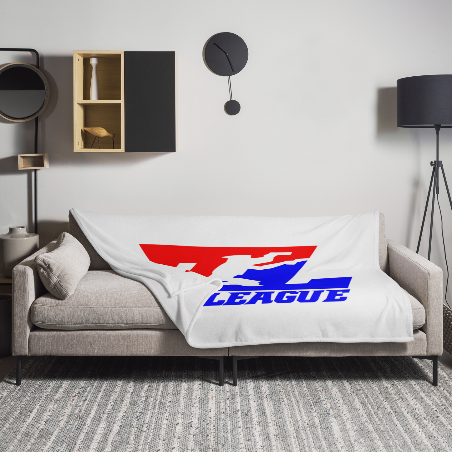 Throw Blanket Color DL Logo