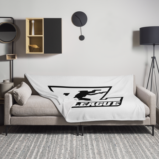 Throw Blanket Black Outline DL Logo