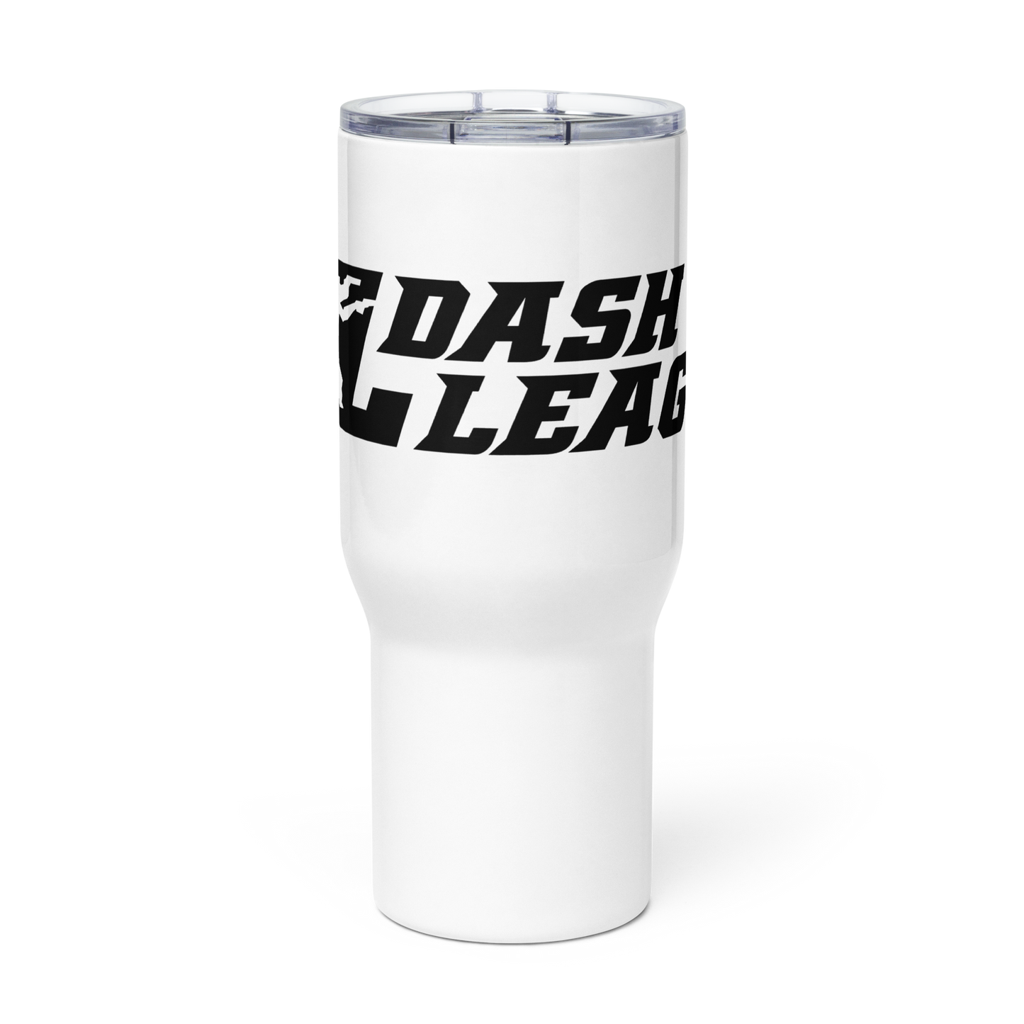 Travel Mug Black Wide DL Logo