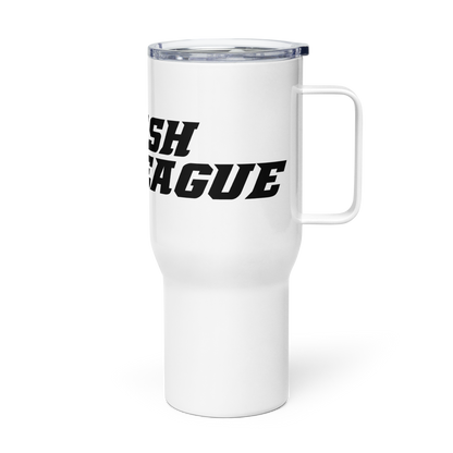 Travel Mug Black Wide DL Logo