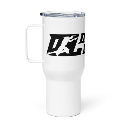 Travel Mug Black Wide DL Logo