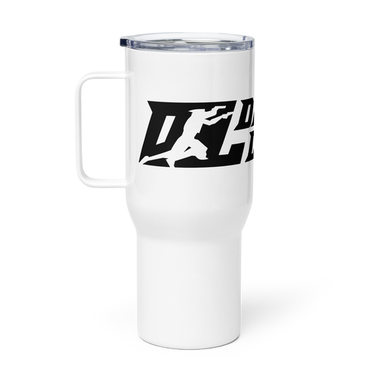 Travel Mug Black Wide DL Logo