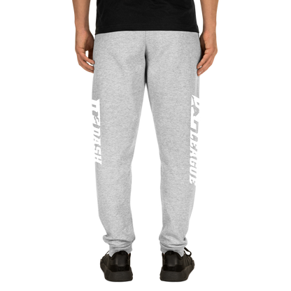 Pantalon de jogging blanc avec logo DL large