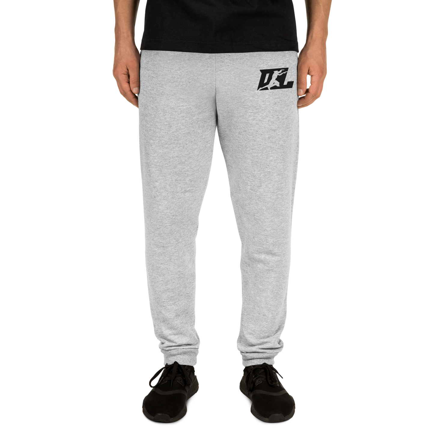 Joggers Embroidered Black DL Logo