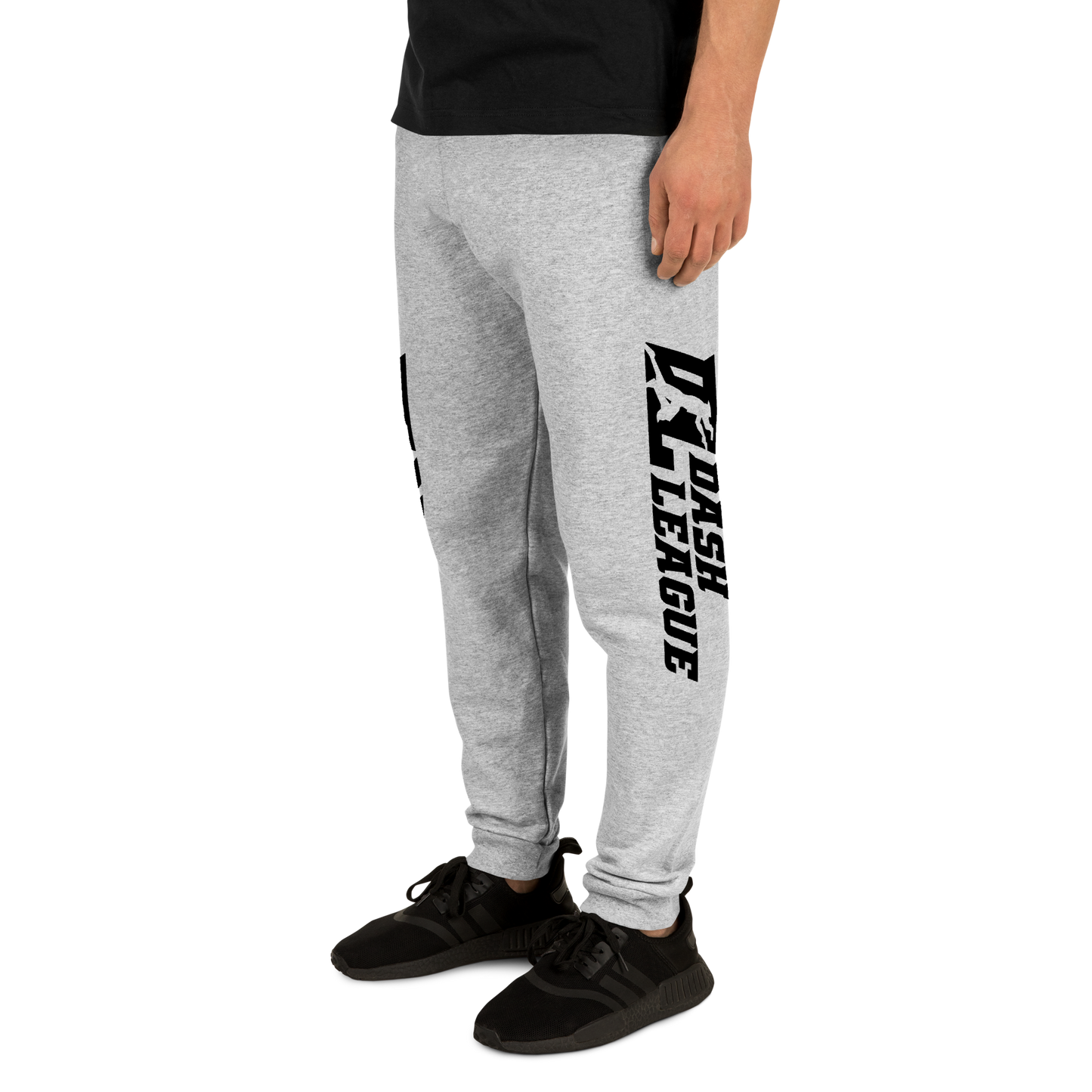 Joggers Black Wide DL Logo