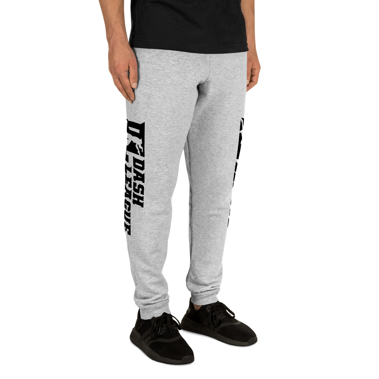 Joggers Black Wide DL Logo