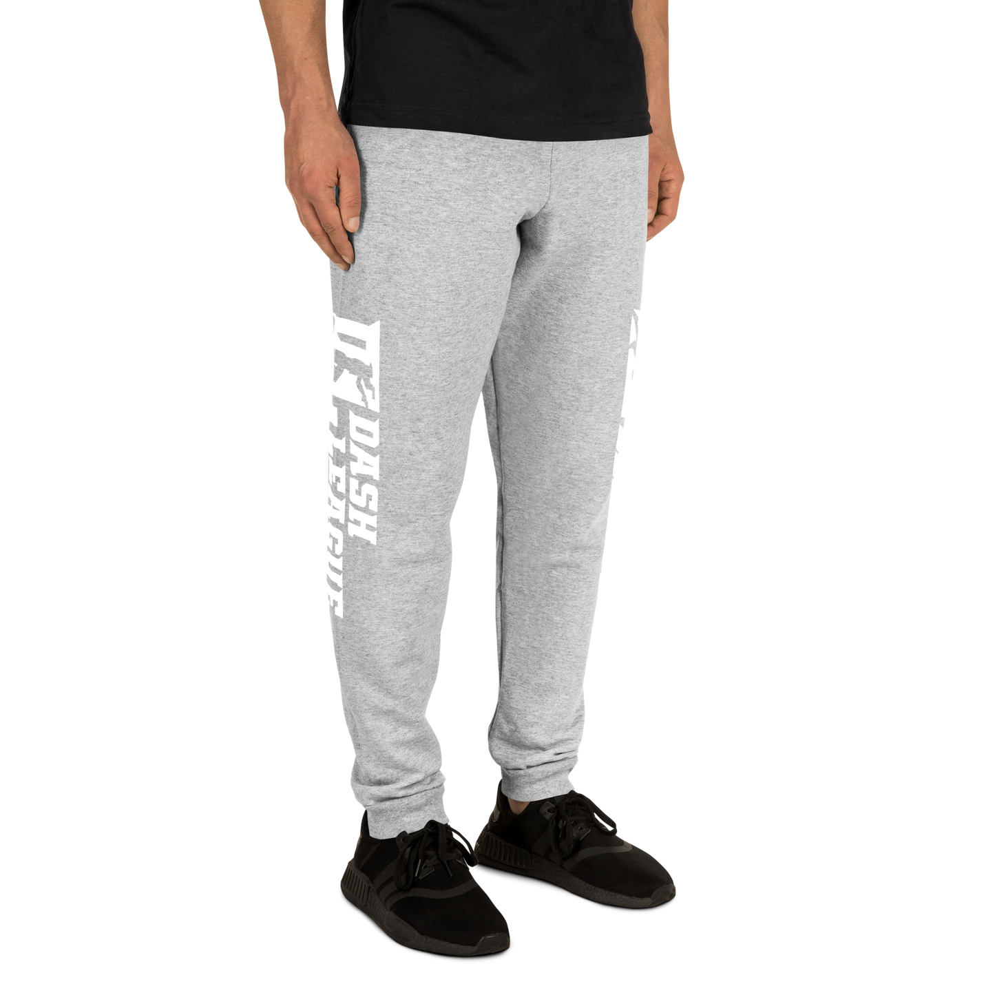 Pantalon de jogging blanc avec logo DL large