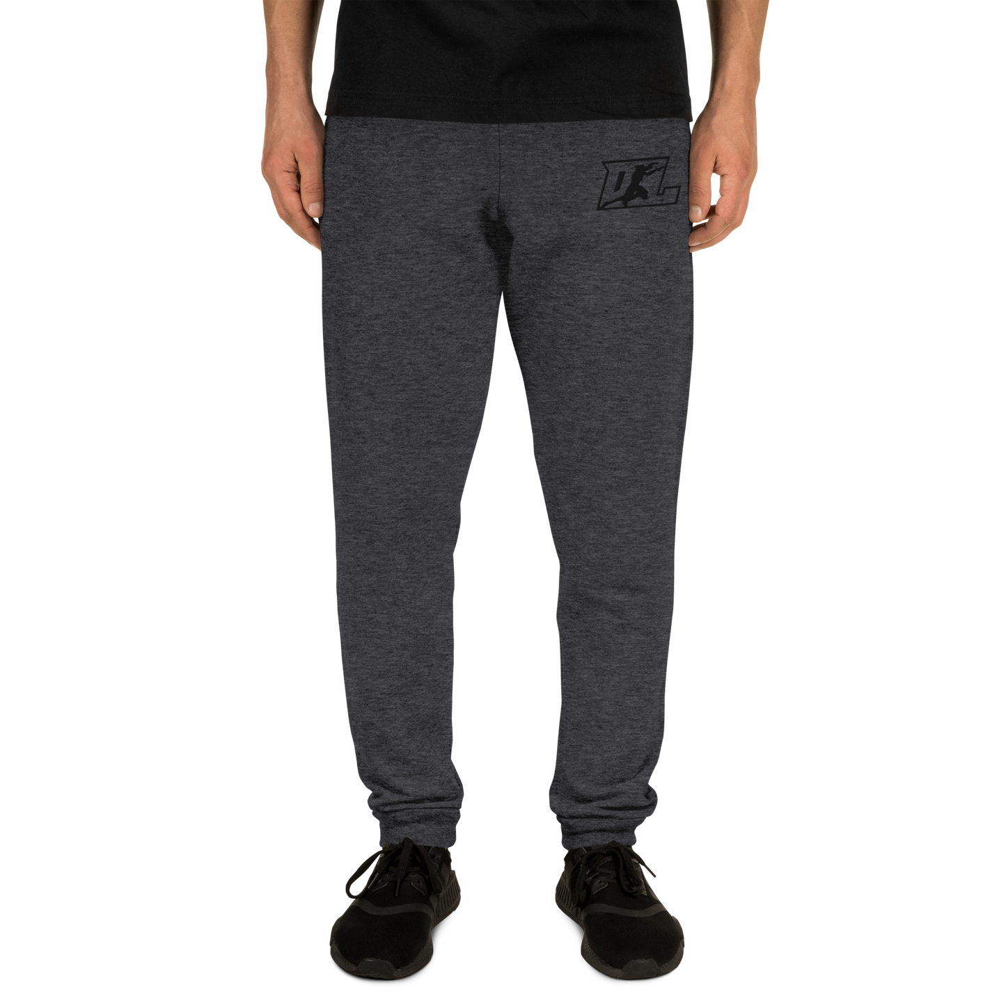 Joggers Embroidered Black Outline DL Logo