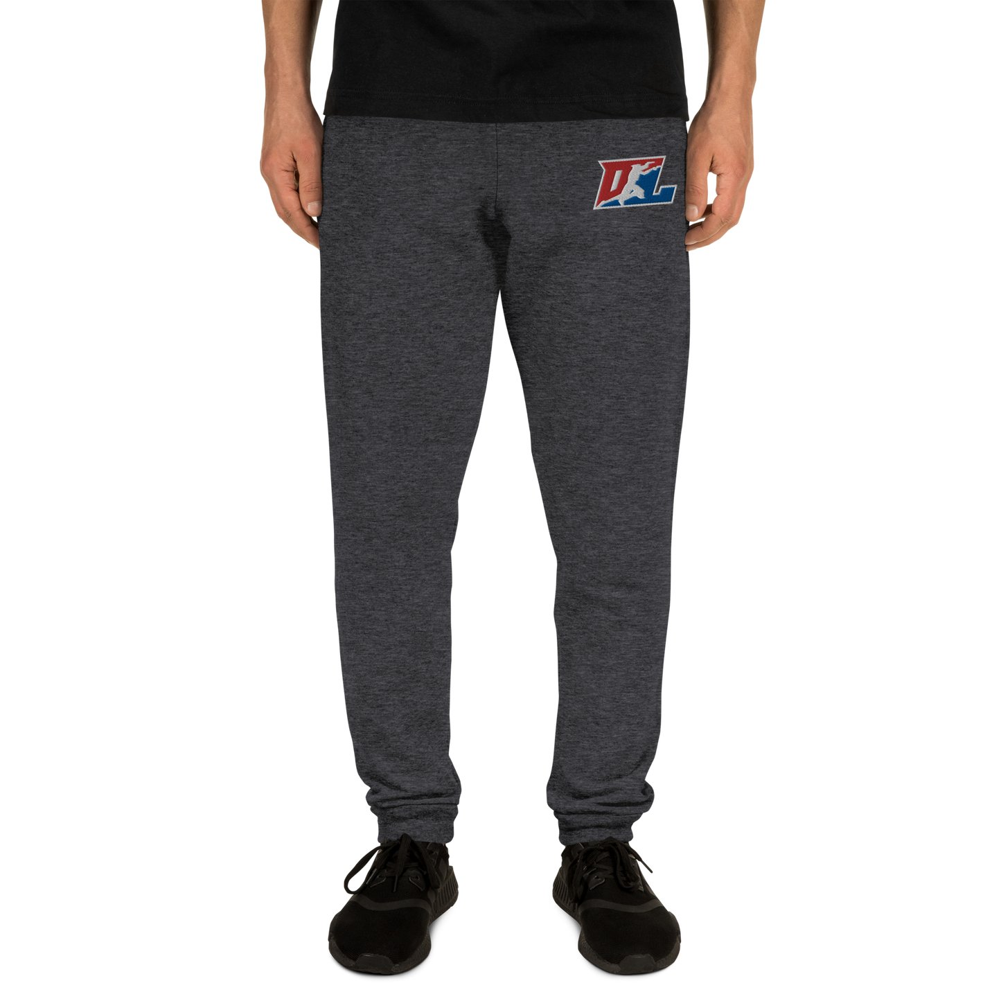 Joggers Embroidered Color with White Outline DL Logo