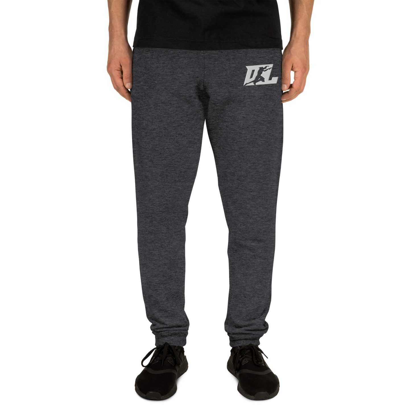 Joggers Embroidered White DL Logo