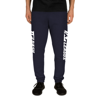 Pantalon de jogging blanc avec logo DL large