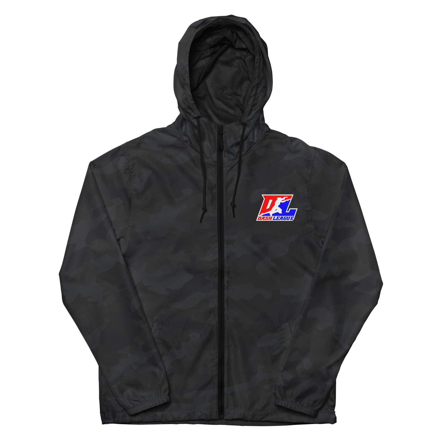 Windbreaker Color with White Outline DL Logo