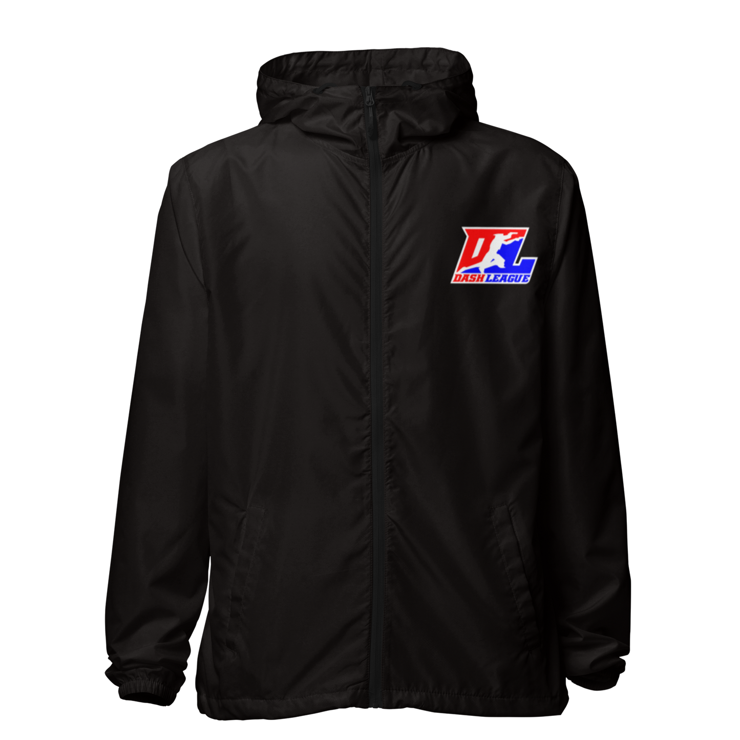 Windbreaker Color with White Outline DL Logo (Front+Back)