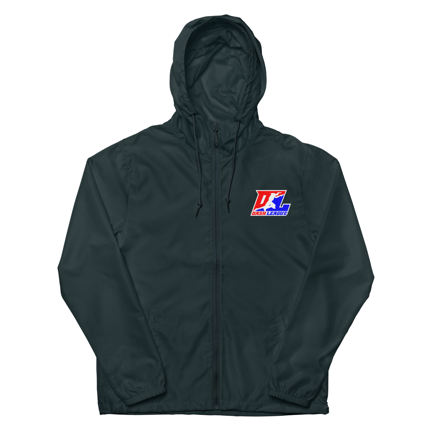 Windbreaker Color with White Outline DL Logo