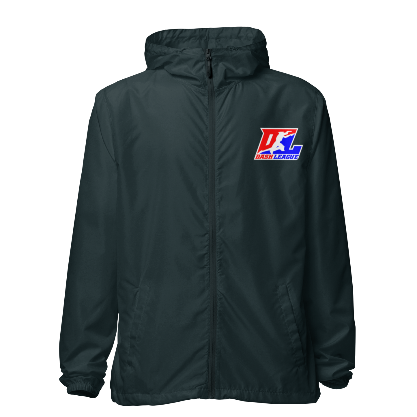 Windbreaker Color with White Outline DL Logo (Front+Back)