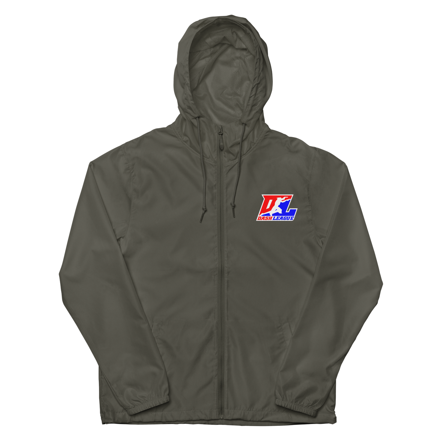 Windbreaker Color with White Outline DL Logo