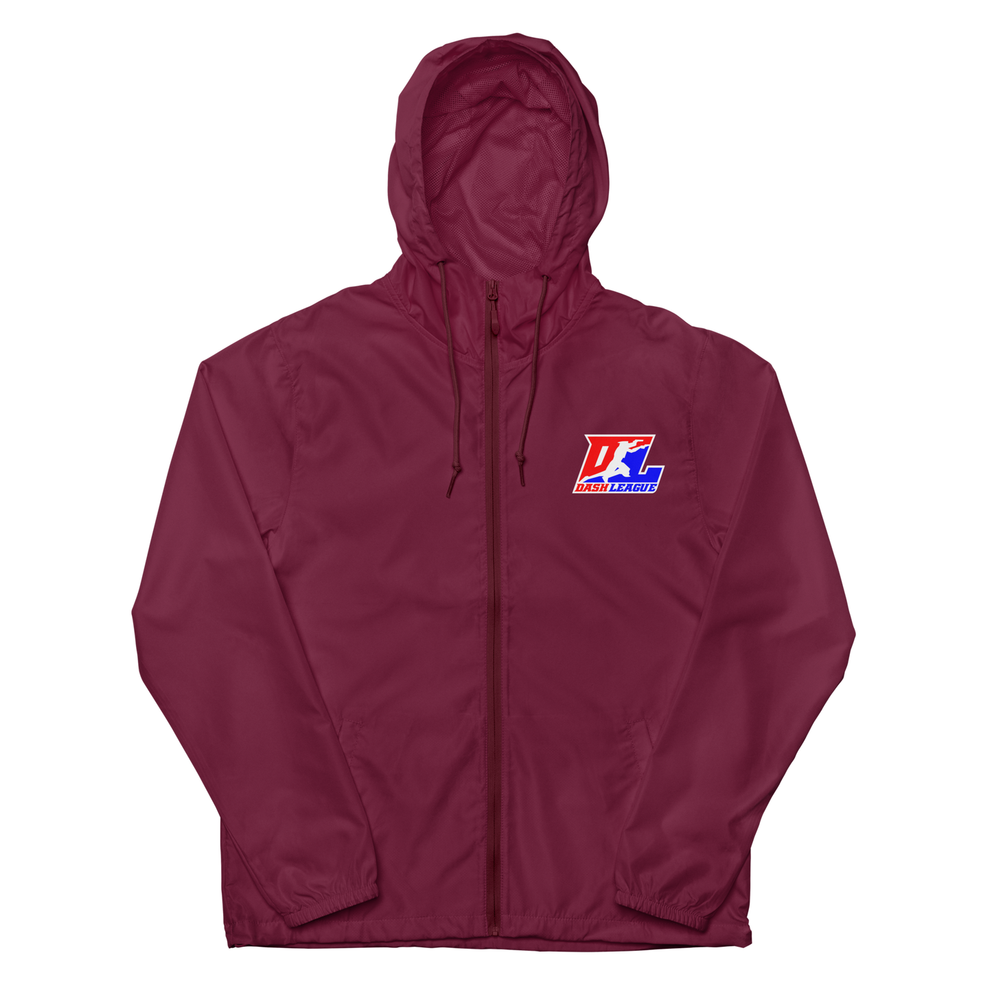 Windbreaker Color with White Outline DL Logo