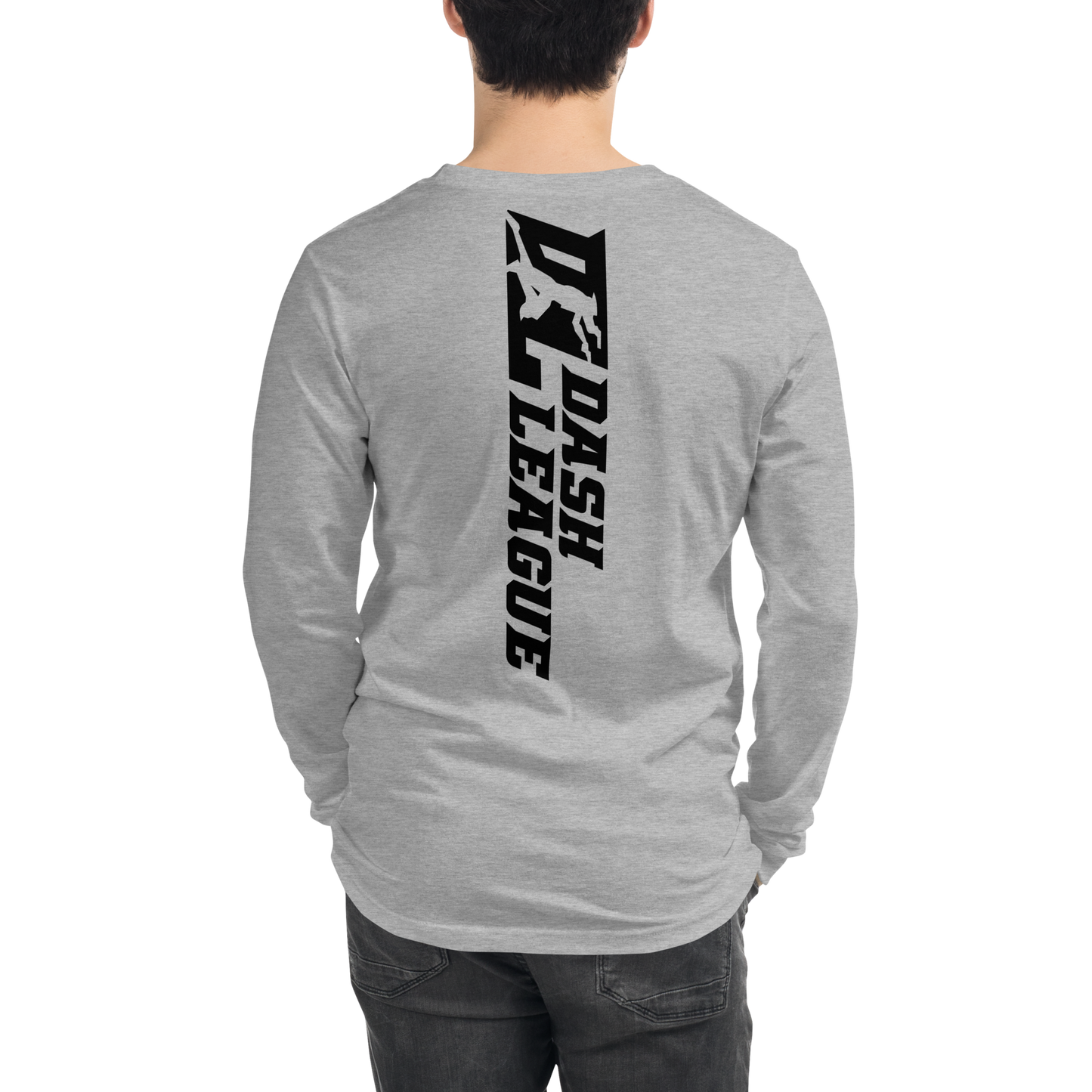 Long Sleeve Shirt Black Wide DL Logo (Front+Back)