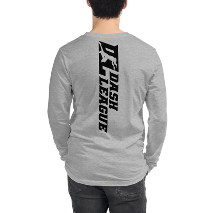 Long Sleeve Shirt Black Wide DL Logo (Front+Back)