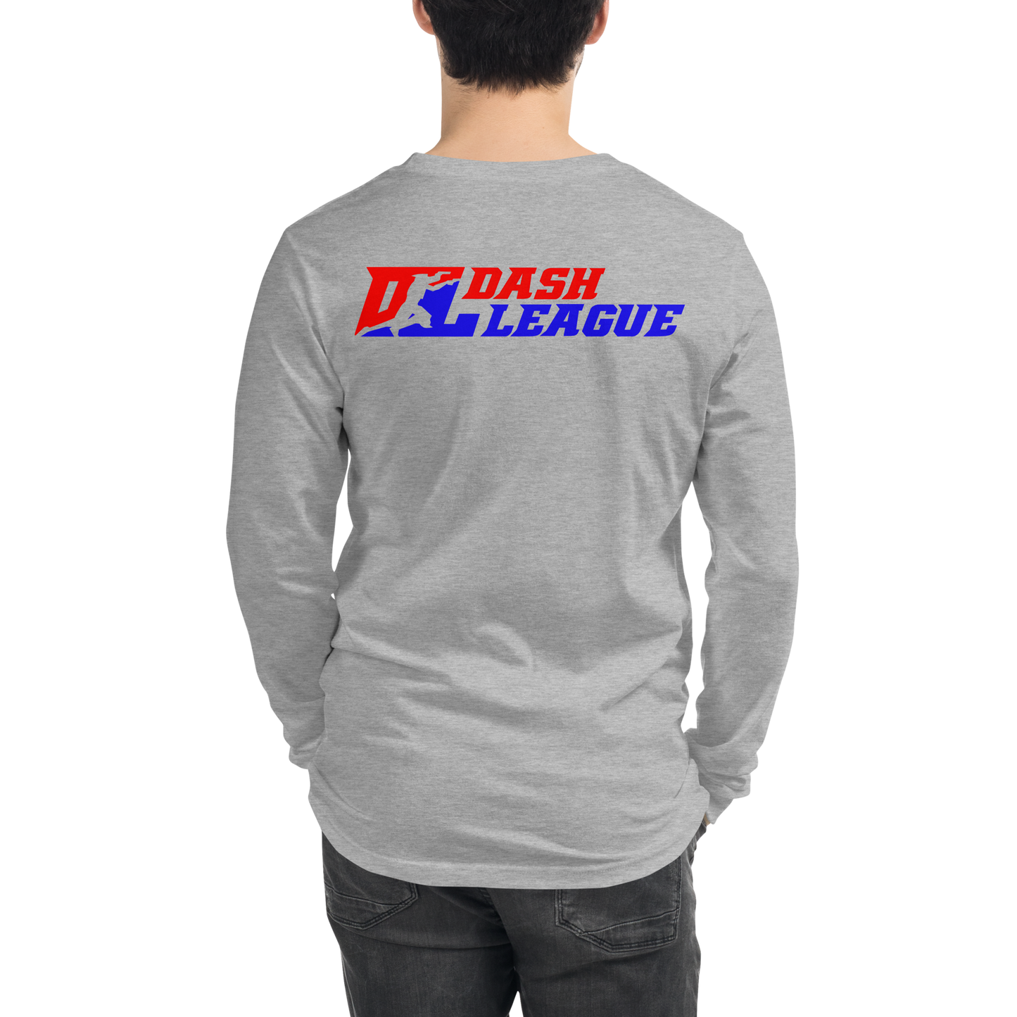 Long Sleeve Shirt Color with White Outline DL Logo (Front+Back)