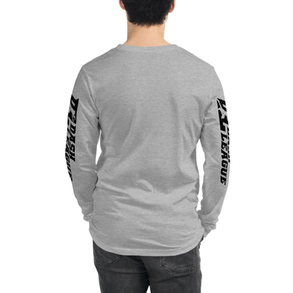 Long Sleeve Shirt Black Outline DL Logo (Front+Sleeves)