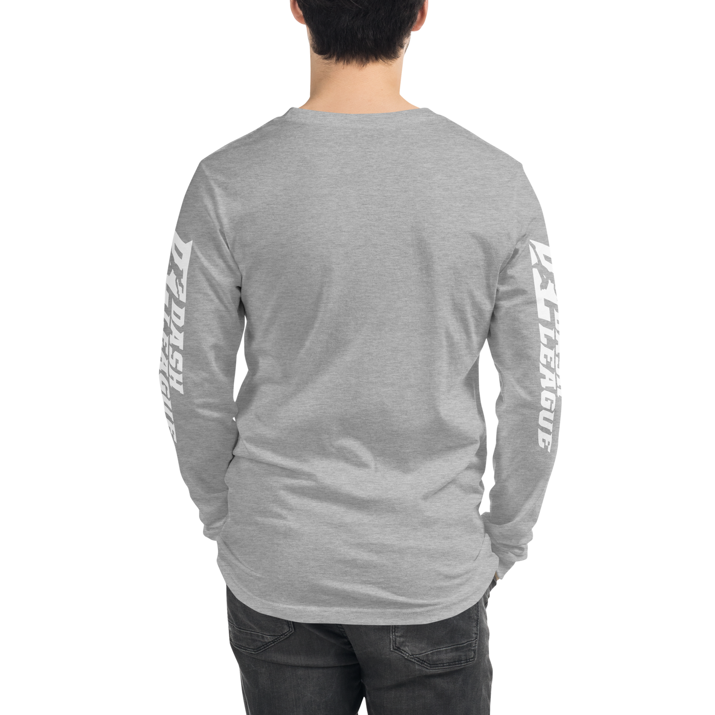 Long Sleeve Shirt White DL Logo (Front+Sleeves)