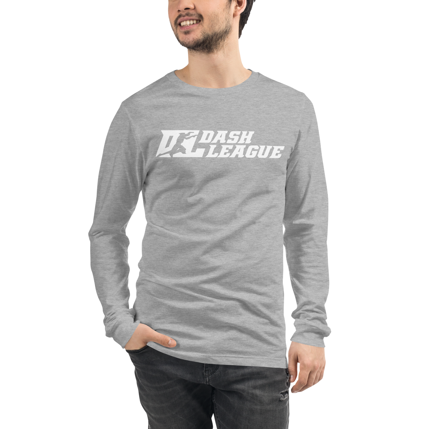 Long Sleeve Shirt White Wide DL Logo