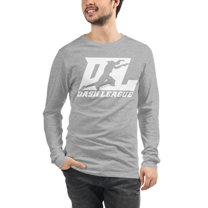 Long Sleeve Shirt White DL Logo (Front+Back)