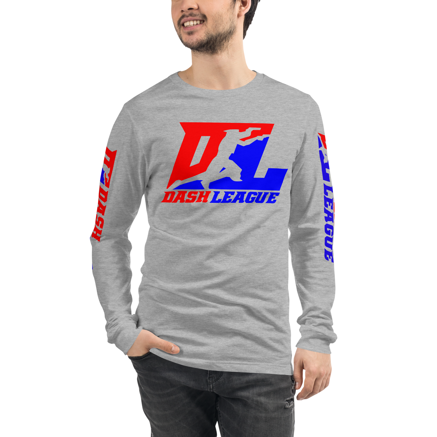 Long Sleeve Shirt Color DL Logo (Front+Sleeves)