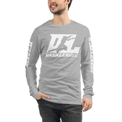 Long Sleeve Shirt White DL Logo (Front+Sleeves)