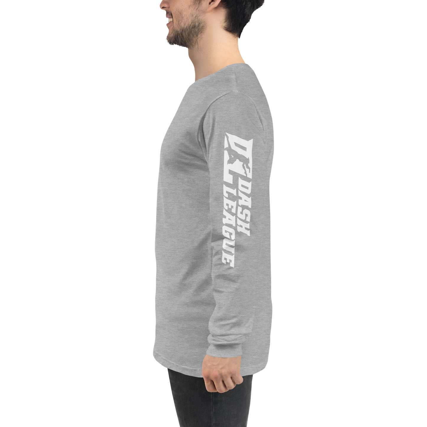 Long Sleeve Shirt White Wide DL Logo (Sleeves)