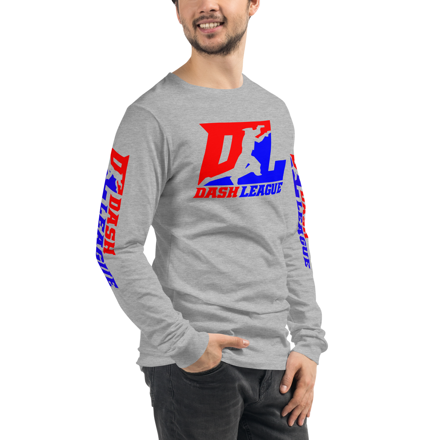 Long Sleeve Shirt Color DL Logo (Front+Sleeves)