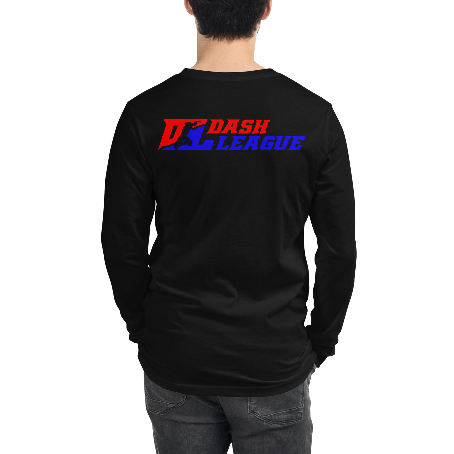 Long Sleeve Shirt Color with White Outline DL Logo (Front+Back)