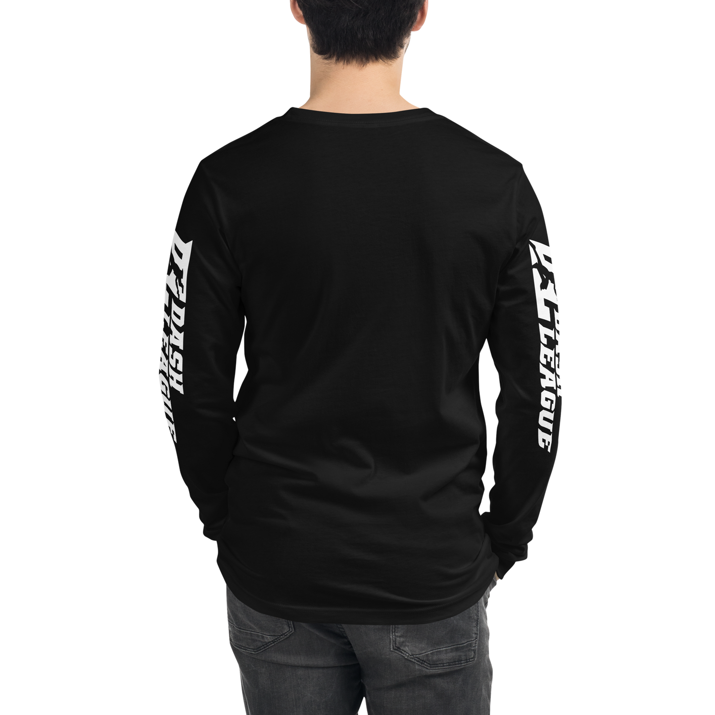 Long Sleeve Shirt White DL Logo (Front+Sleeves)