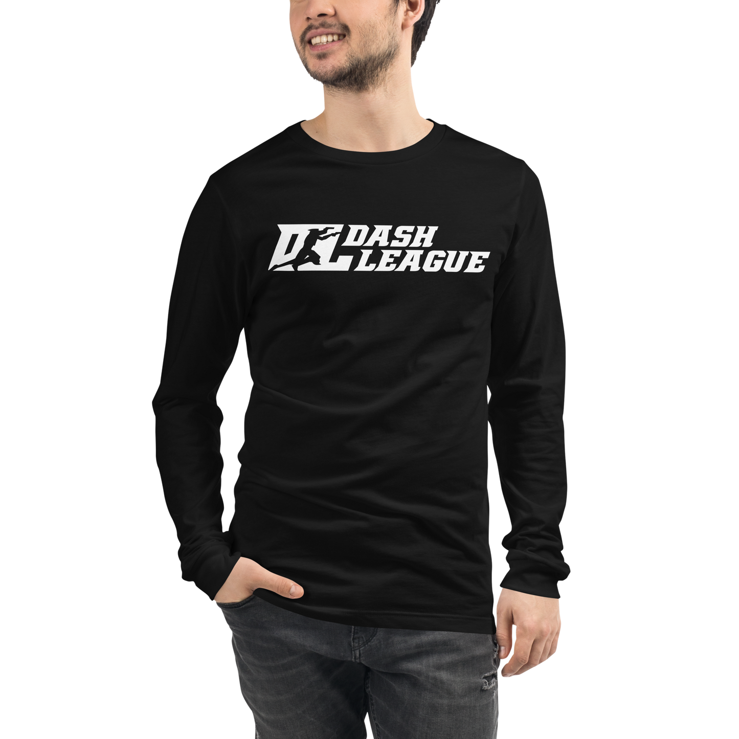 Long Sleeve Shirt White Wide DL Logo