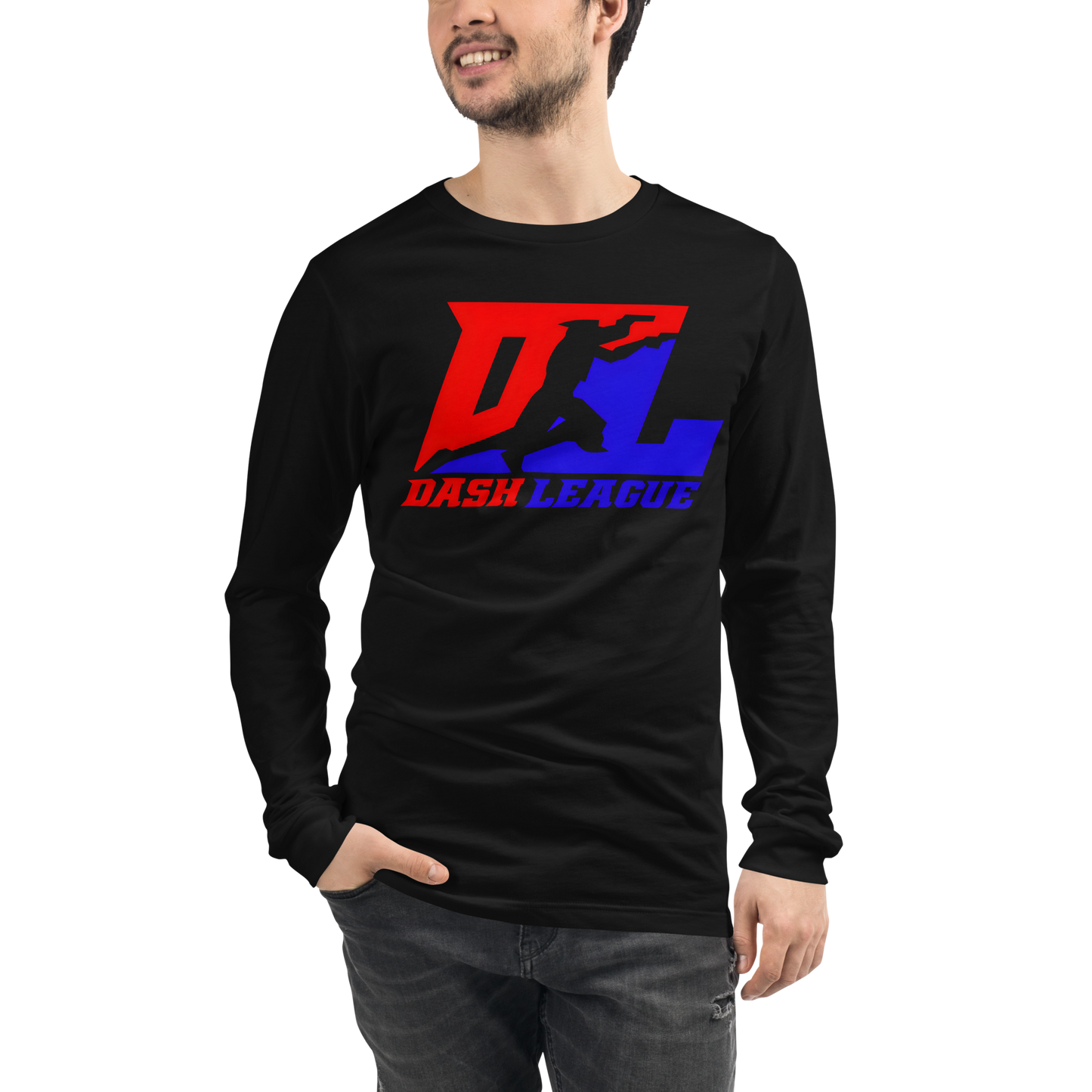 Long Sleeve Shirt Color DL Logo (Front+Back)