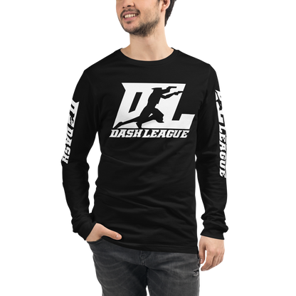 Long Sleeve Shirt White DL Logo (Front+Sleeves)