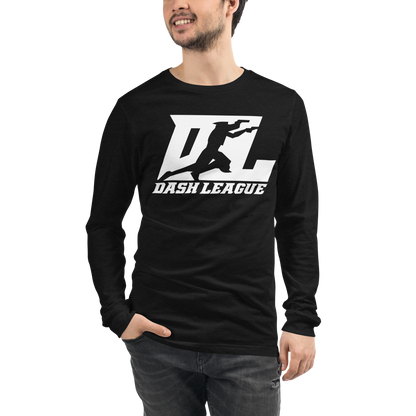 Long Sleeve Shirt White DL Logo (Front+Back)