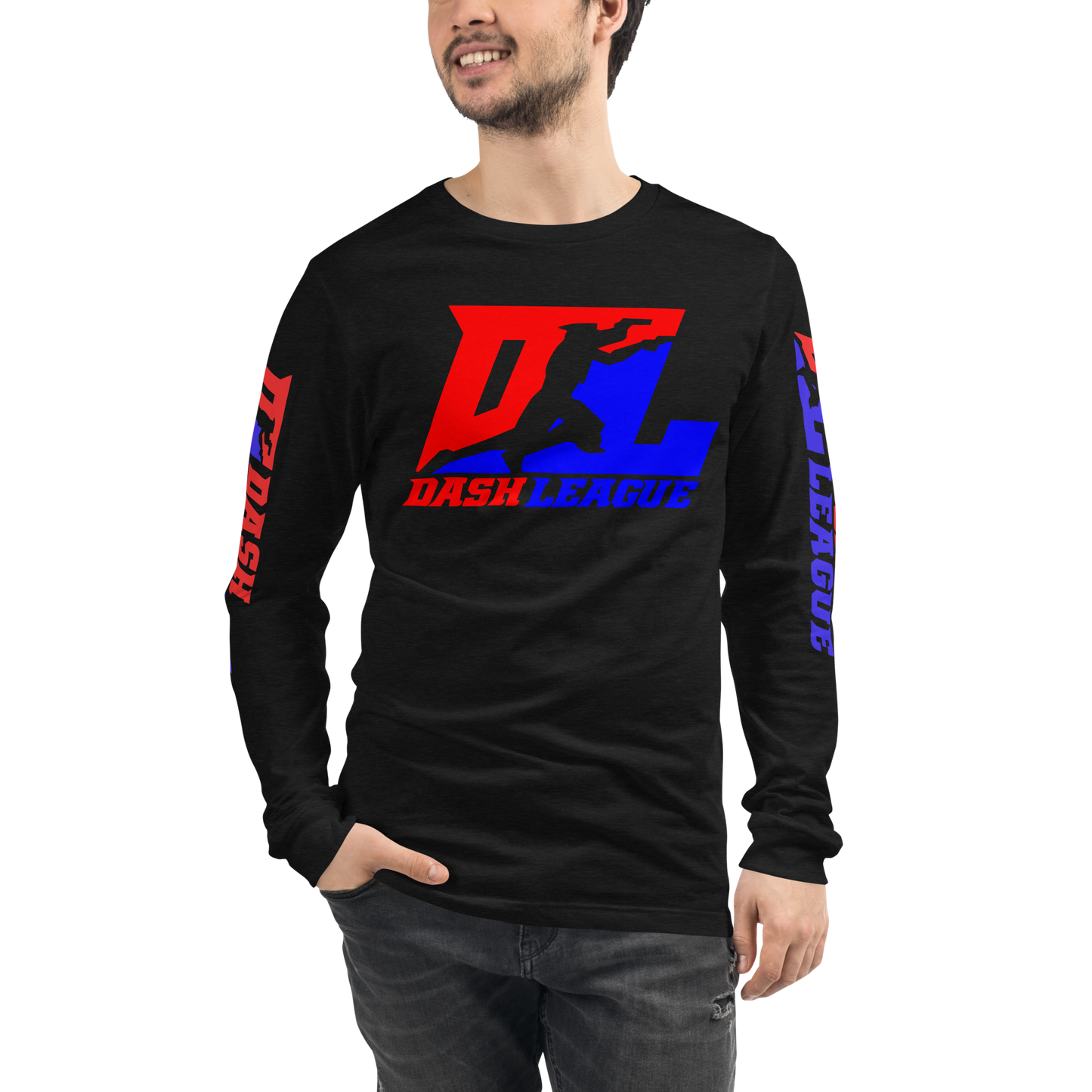 Long Sleeve Shirt Color DL Logo (Front+Sleeves)