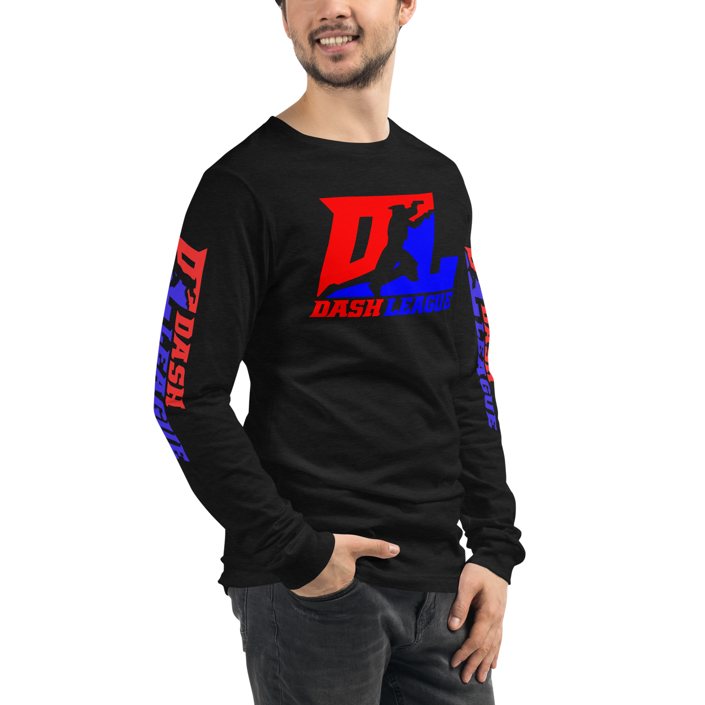 Long Sleeve Shirt Color DL Logo (Front+Sleeves)