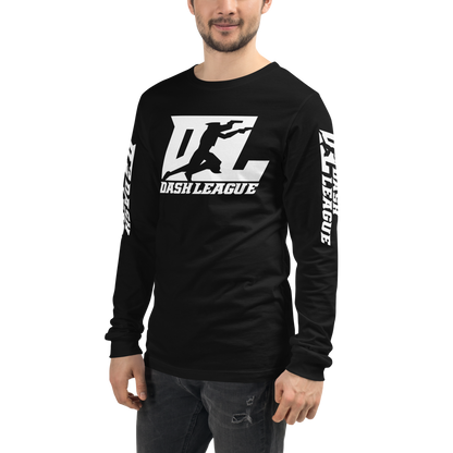 Long Sleeve Shirt White DL Logo (Front+Sleeves)