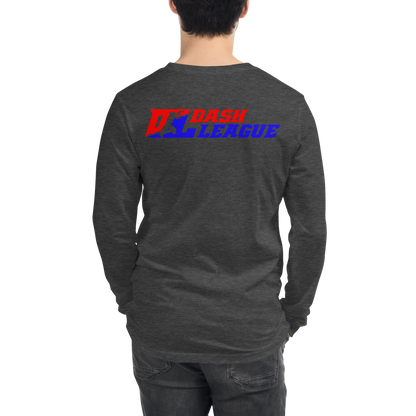 Long Sleeve Shirt Color with White Outline DL Logo (Front+Back)