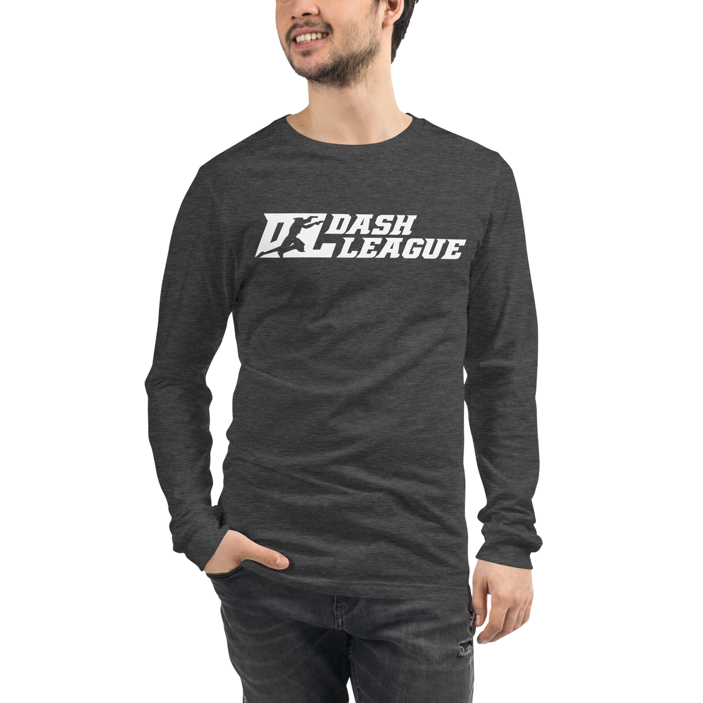 Long Sleeve Shirt White Wide DL Logo