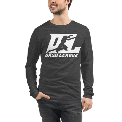 Long Sleeve Shirt White DL Logo (Front+Back)