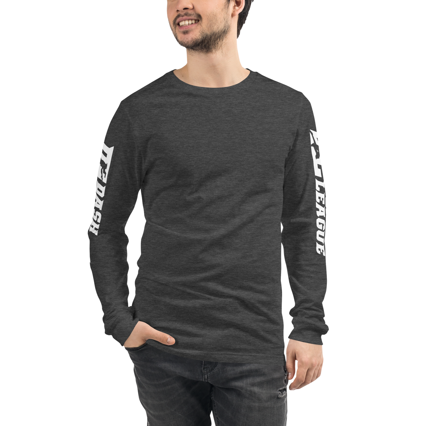 Long Sleeve Shirt White Wide DL Logo (Sleeves)