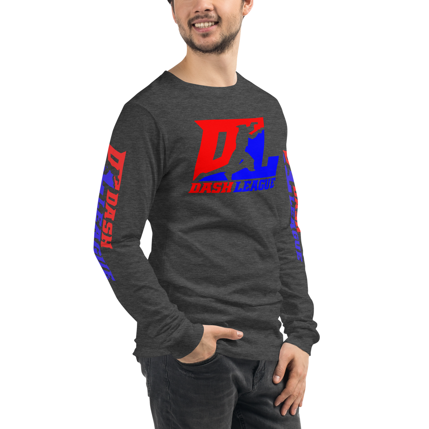 Long Sleeve Shirt Color DL Logo (Front+Sleeves)