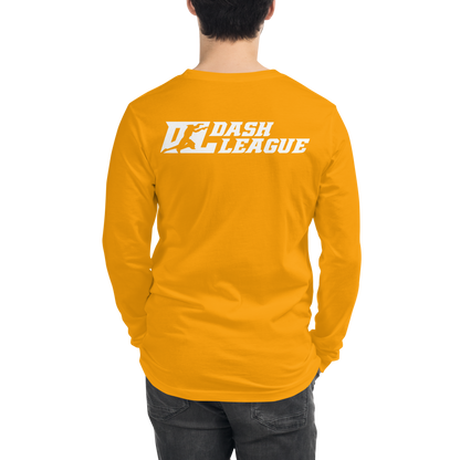 Long Sleeve Shirt White DL Logo (Front+Back)